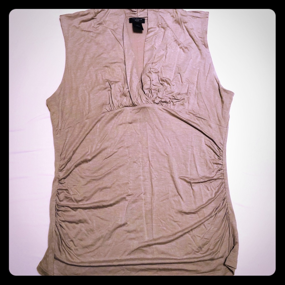 Brown Sleeveless Ann Taylor Top - Never Worn